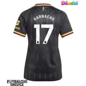 Aston Villa Alejandro Garnacho #17 Dámské Venkovní Dres 2026-27 Krátký Rukáv Aston Villa Alejandro Garnacho #17 Dámské Venkovní Dres 2026-27 Krátký Rukáv